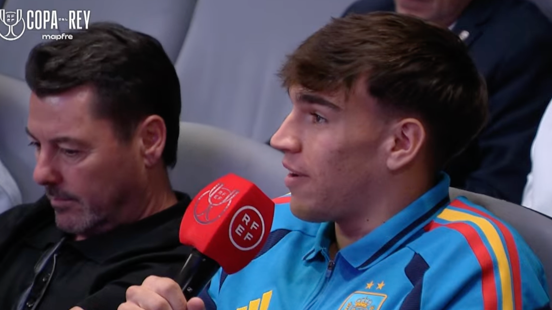 Carlos Espí comentando el sorteo