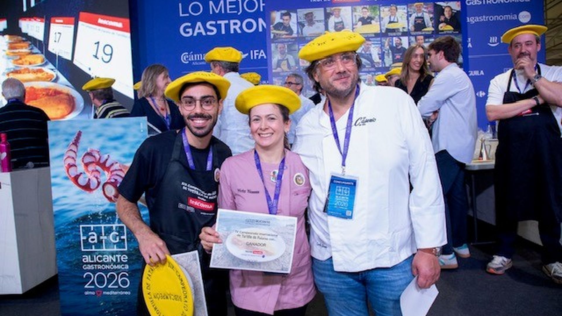 Celia Correia la ganadora del XIX Campeonato de España con su tortilla clásica y los finalistas