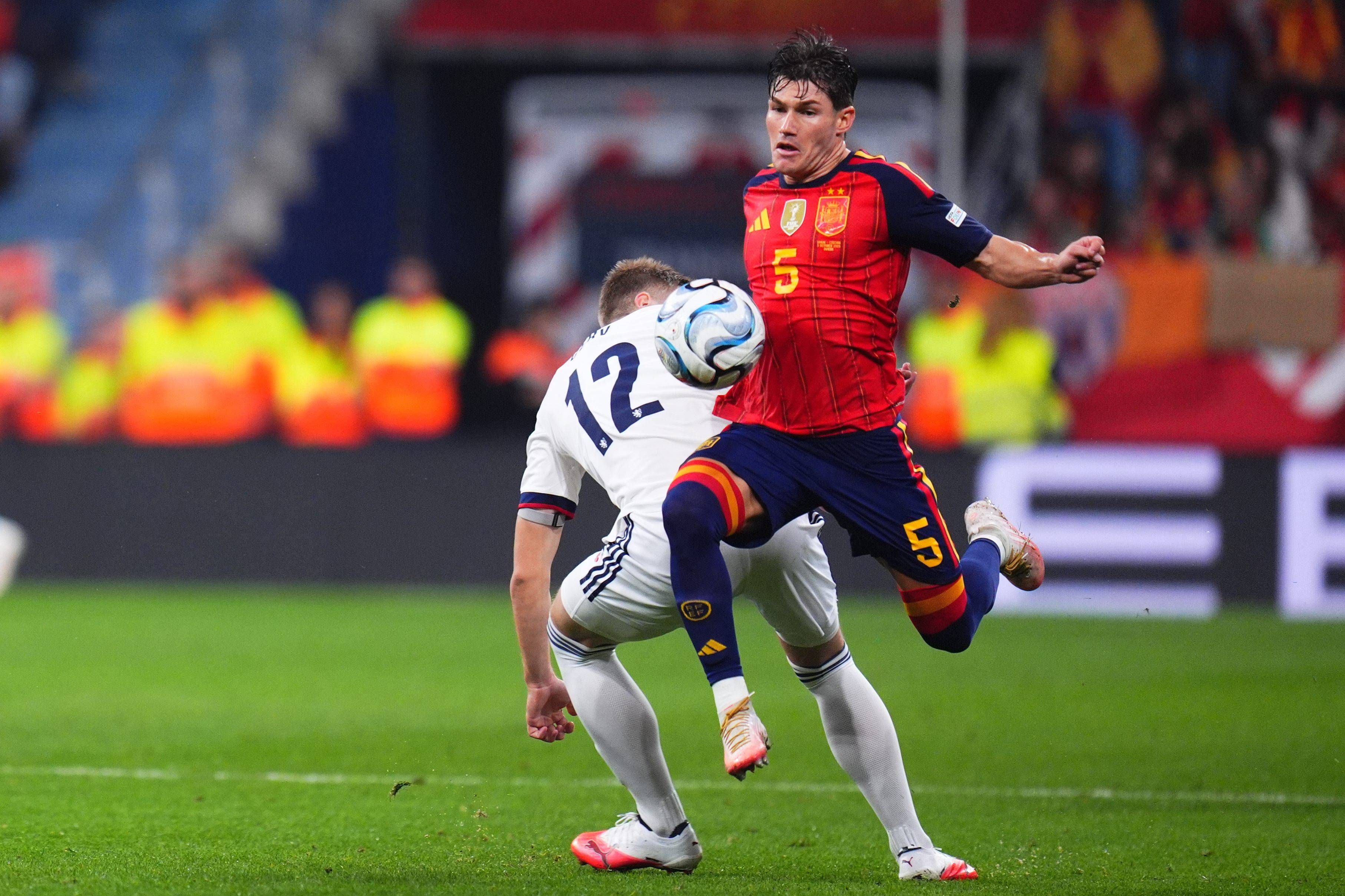 Fran García, con la selección