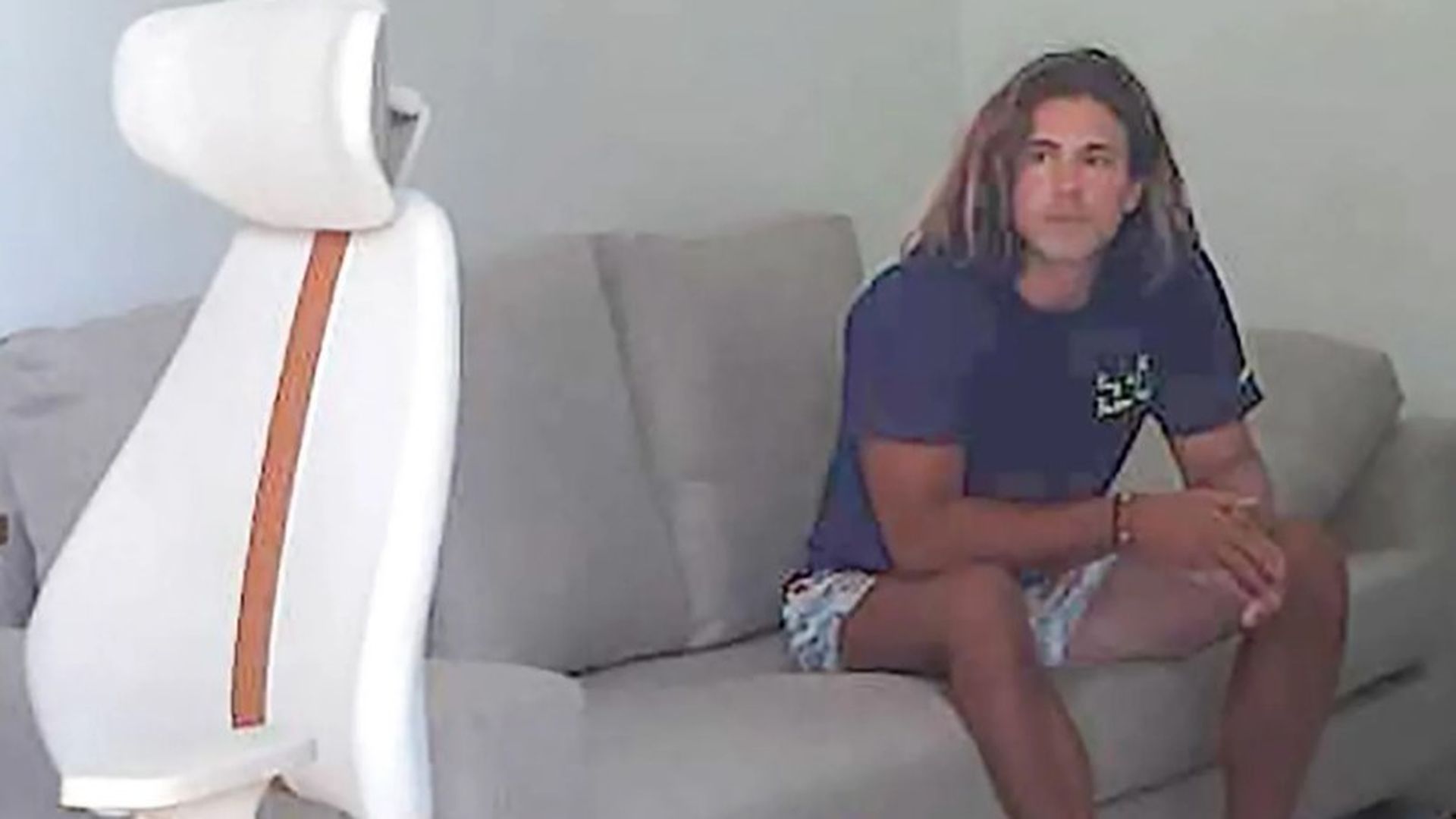 Imagen de Daniel Sancho tras el crimen de Edwin Arrieta