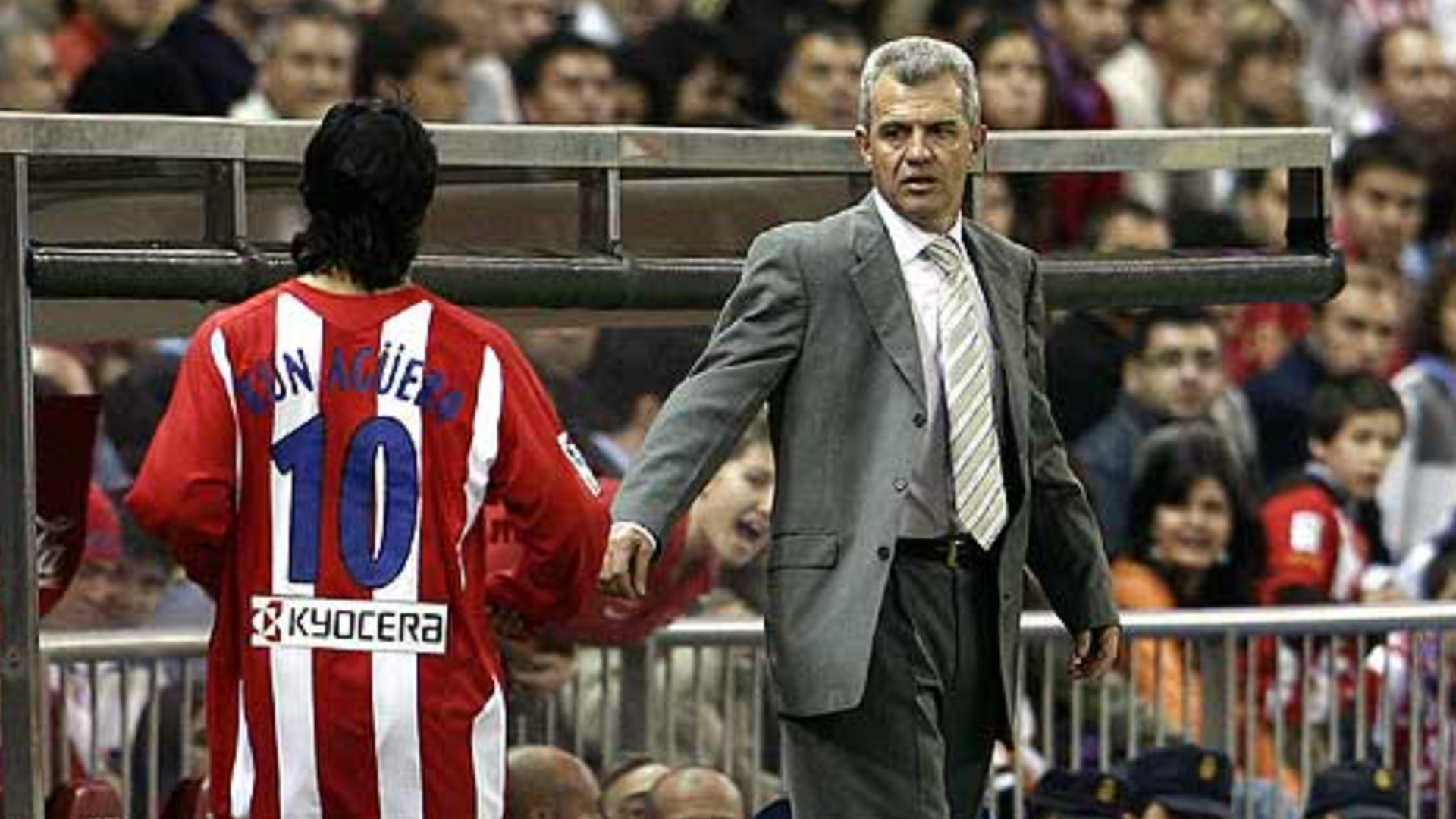 Javier Aguirre con el Atlético