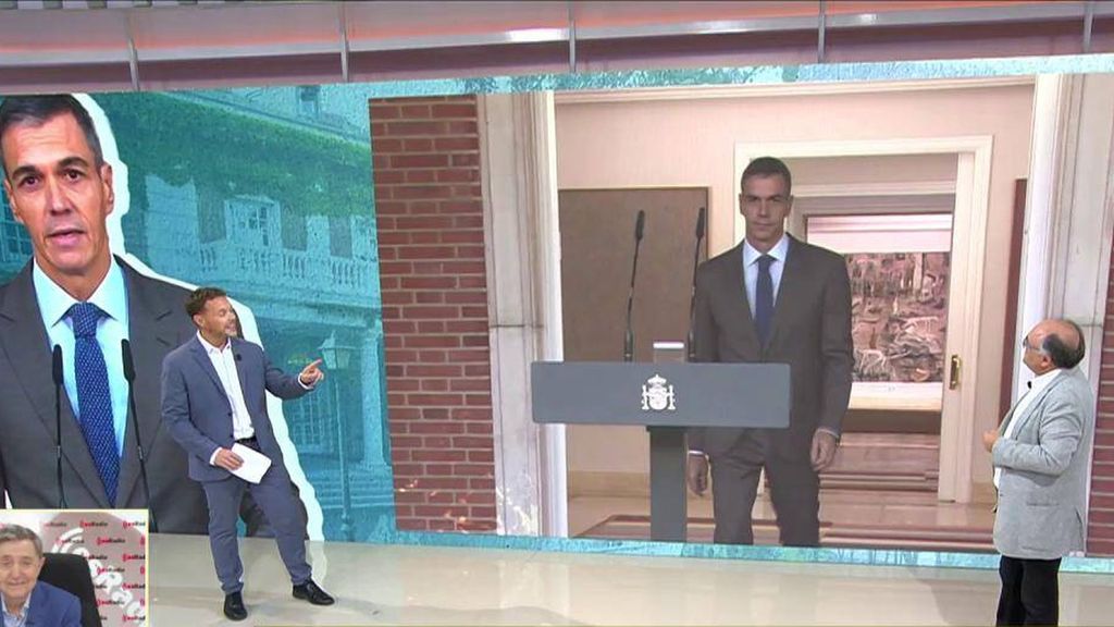 José Luis Martín Ovejero, experto en comunicación no verbal: "Las miradas de Sánchez se asocian a que está hecho polvo"