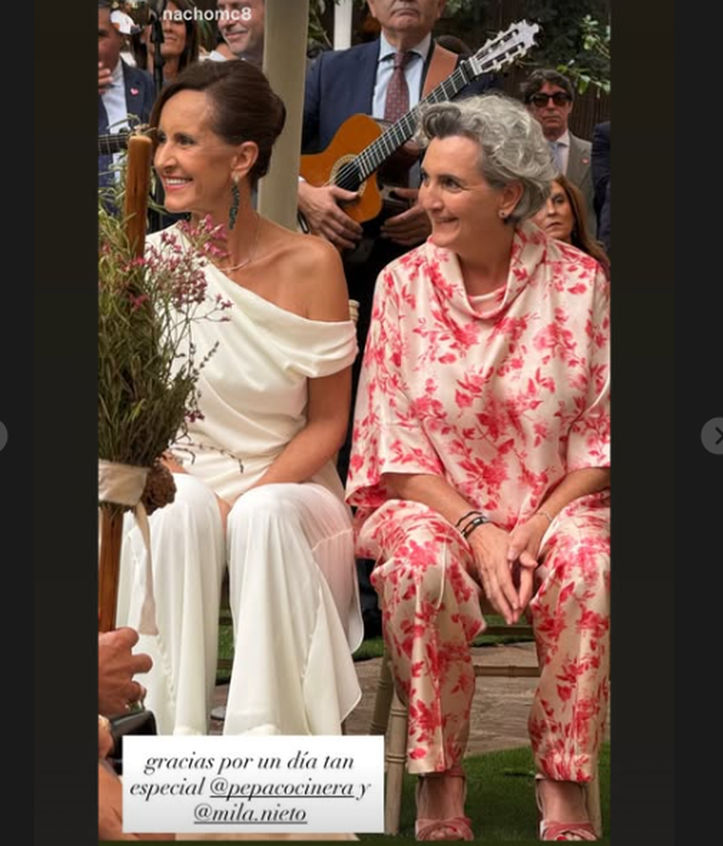 La reboda de Pepa Muñoz y Mila Nieto