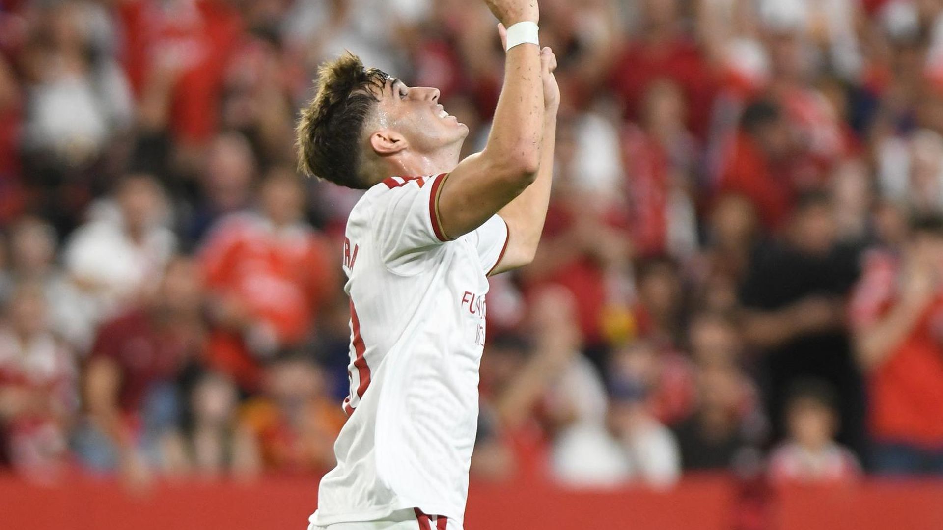 Miguel Sierra, en el Sevilla-Atlético de Madrid