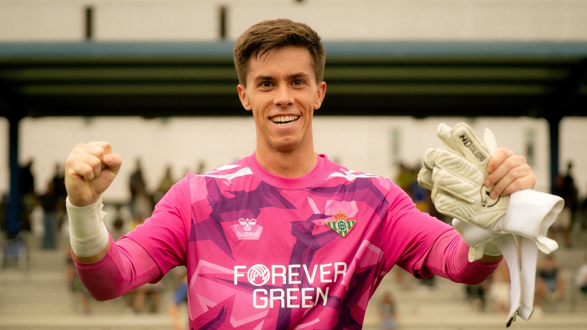 Álvaro de Pablo, guardameta del Betis Deportivo Álvaro de Pablo, guardameta del Betis Deportivo