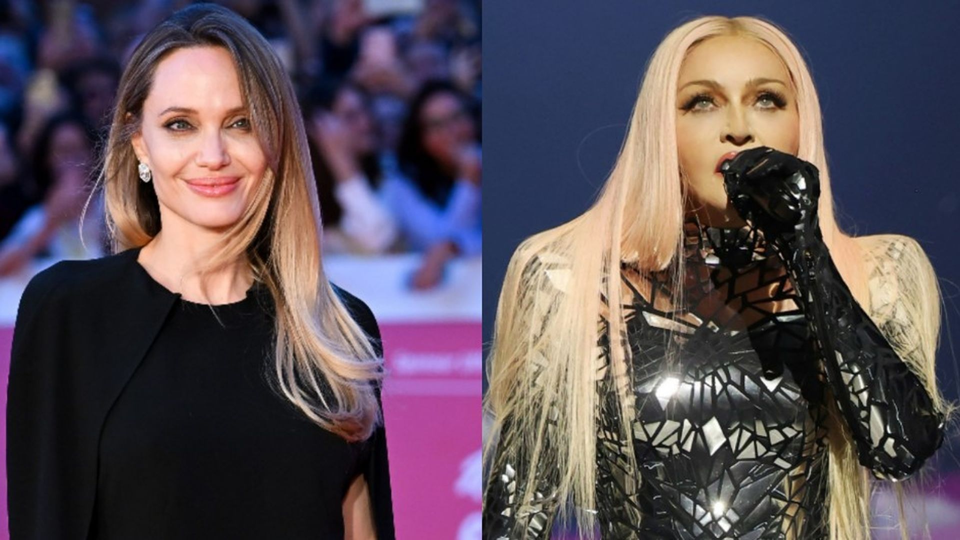 Angelina Jolie y Madonna Angelina Jolie y Madonna