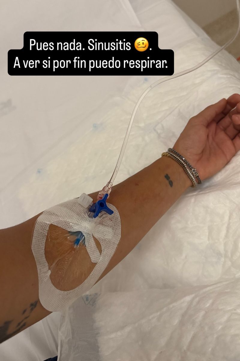 Cristina Pedroche acude de urgencias al hospital y comparte el diagnóstico: "A ver si por fin puedo respirar"