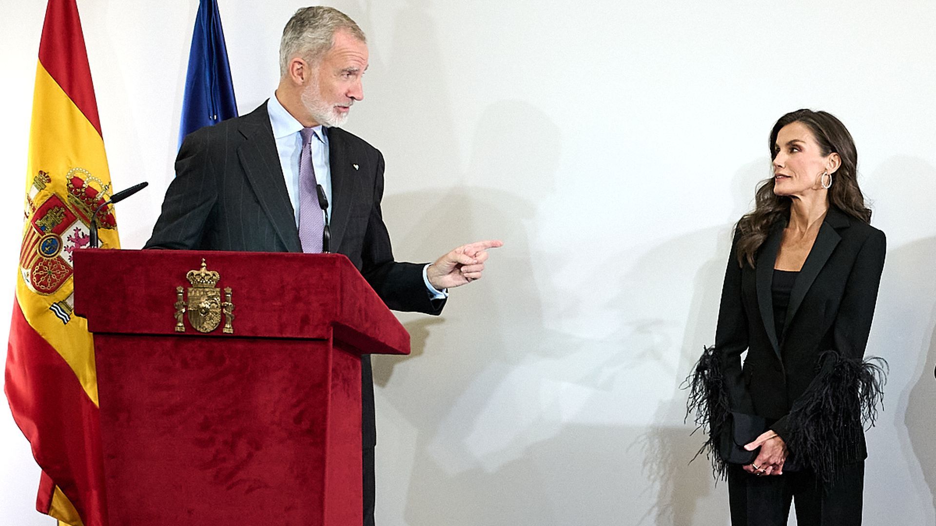 El rey Felipe y la reina Letizia