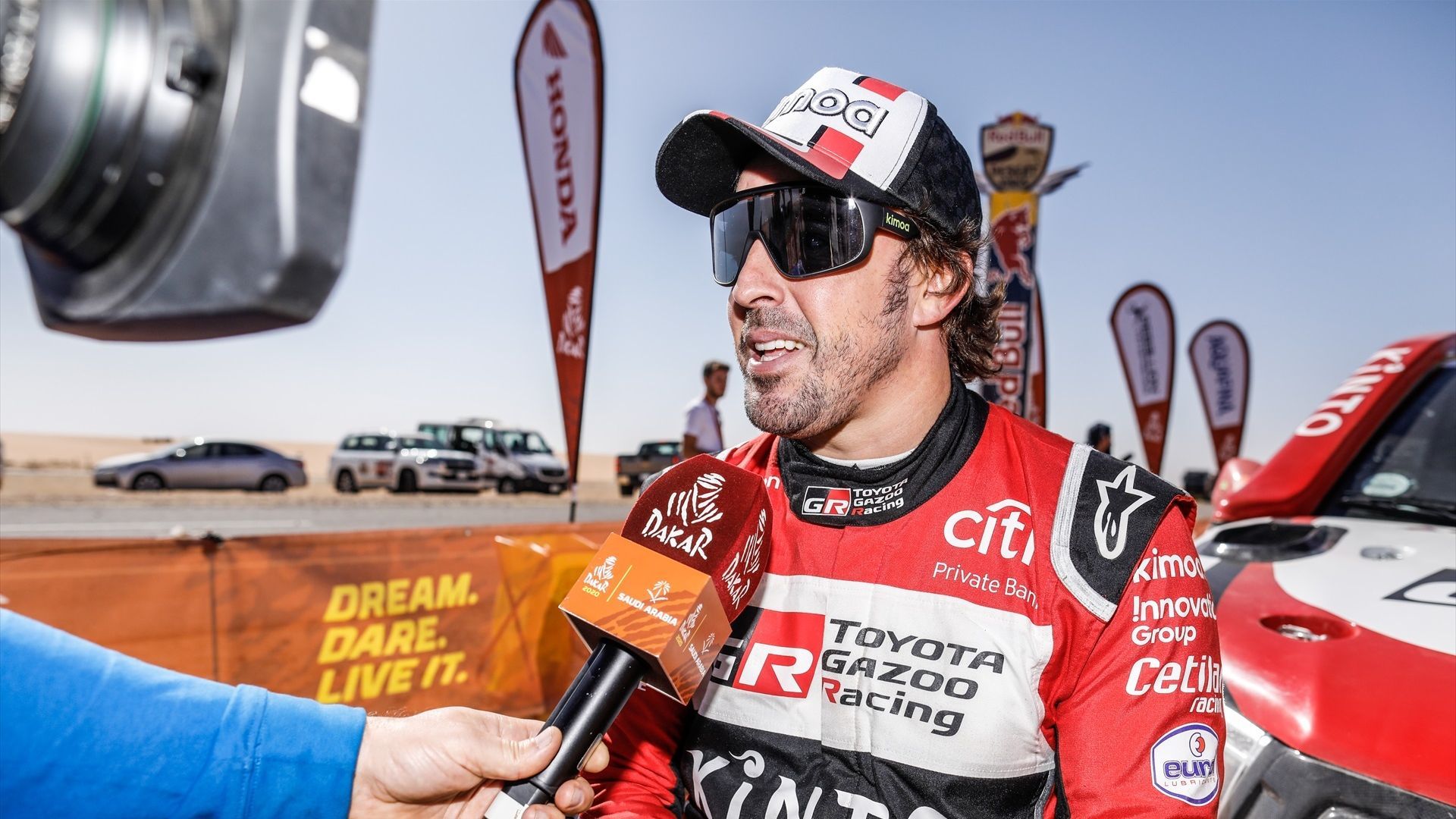 Fernando Alonso en el Rally Dakar de 2020