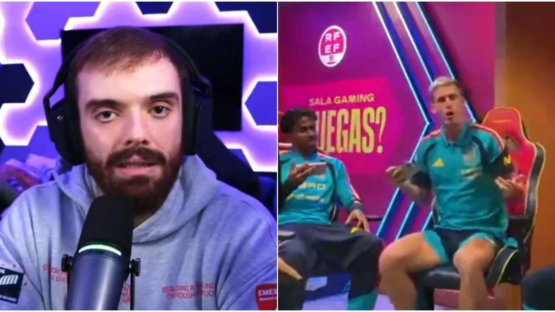 Ibai Llanos y Dani Olmo