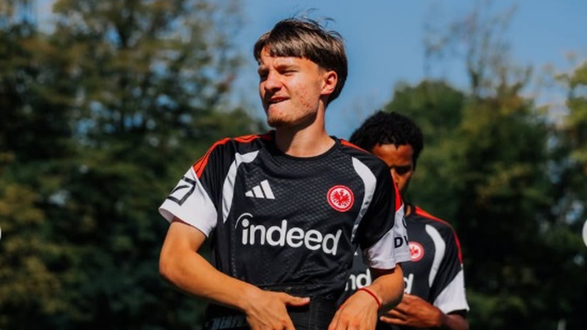 Niko Iličević, en las categorías inferiores del Eintracht.