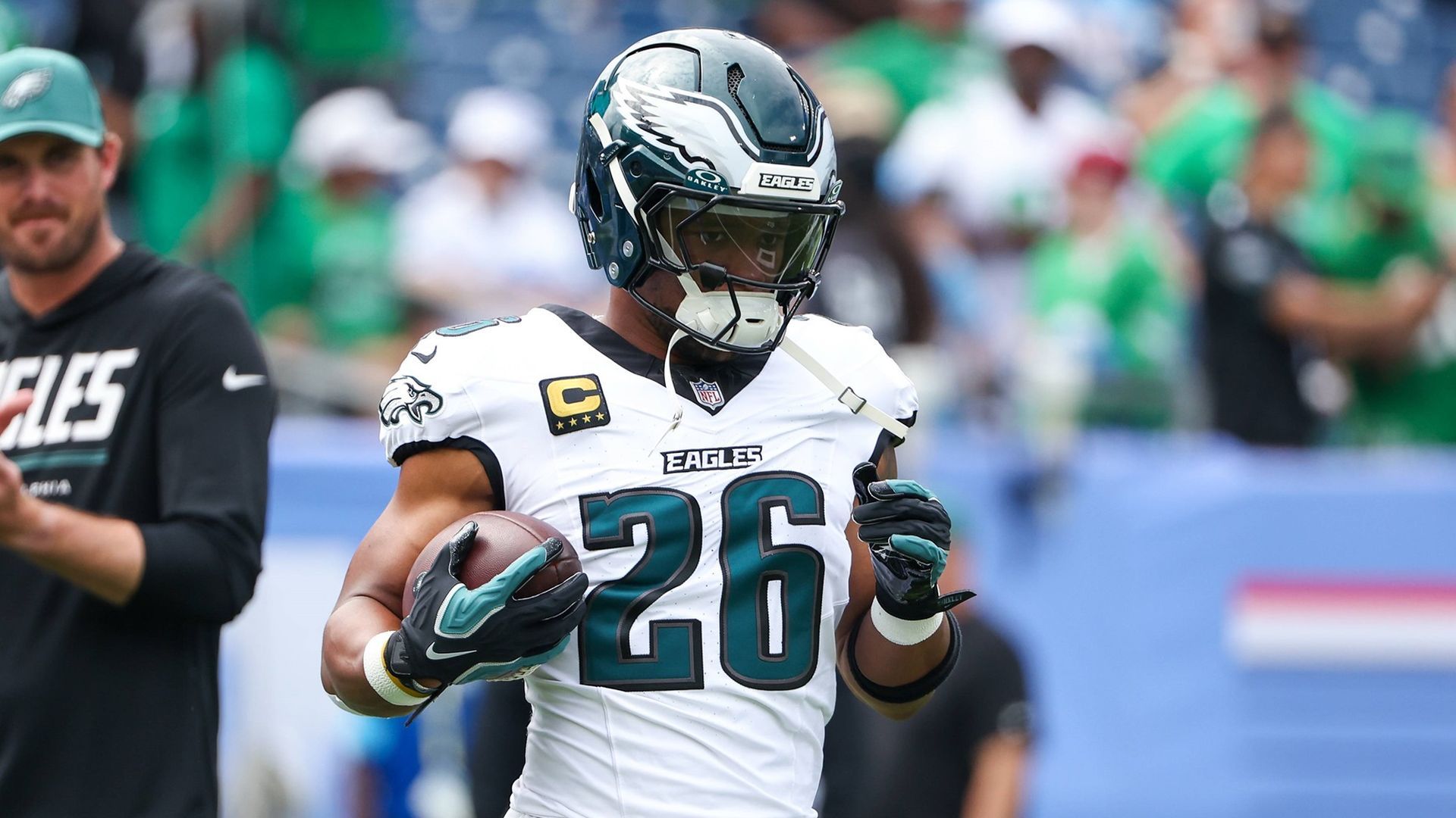 Saquon Barkley con los Eagles Saquon Barkley con los Eagles