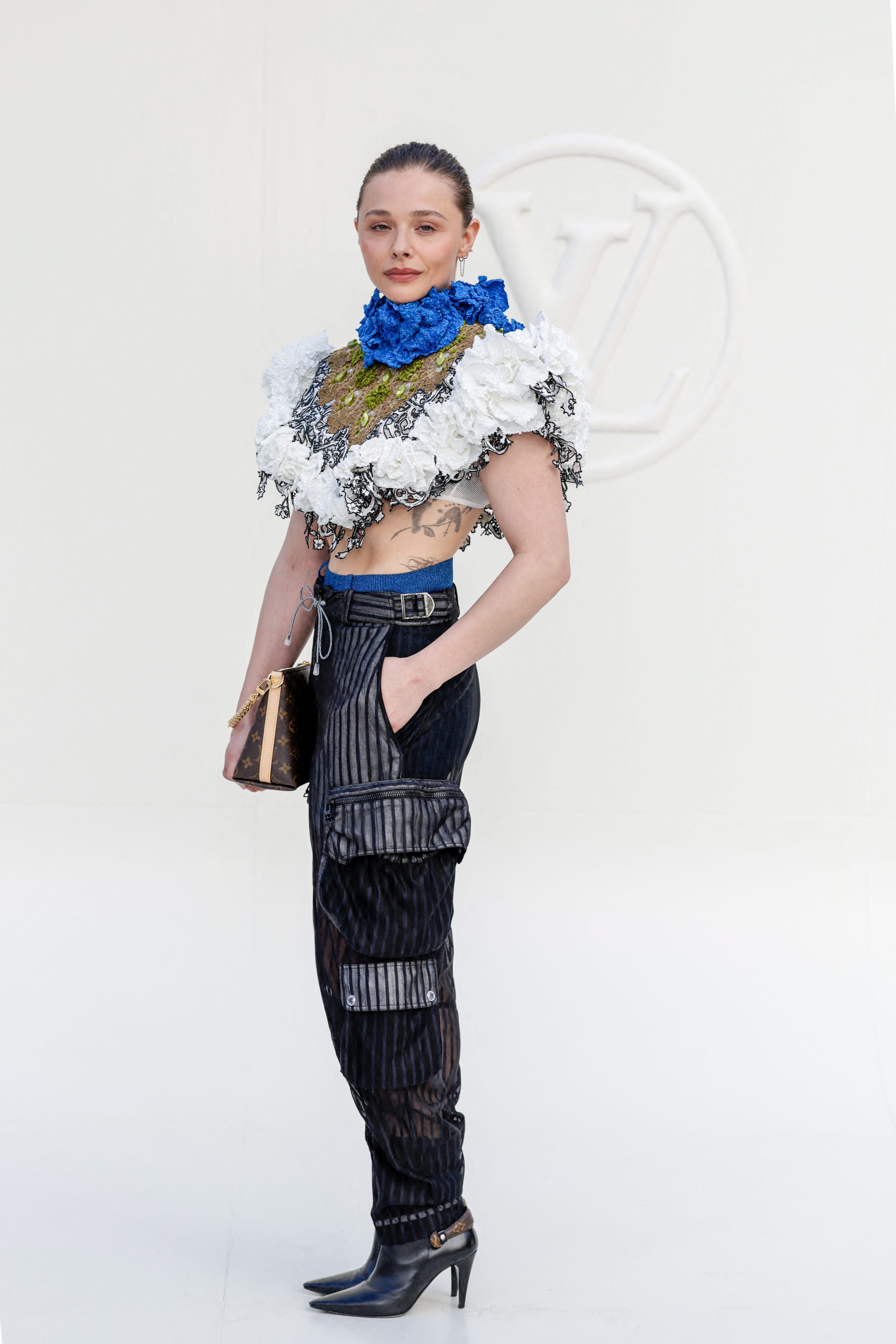 Chloë Grace Moretz, en el desfile de Louis Vuitton en París