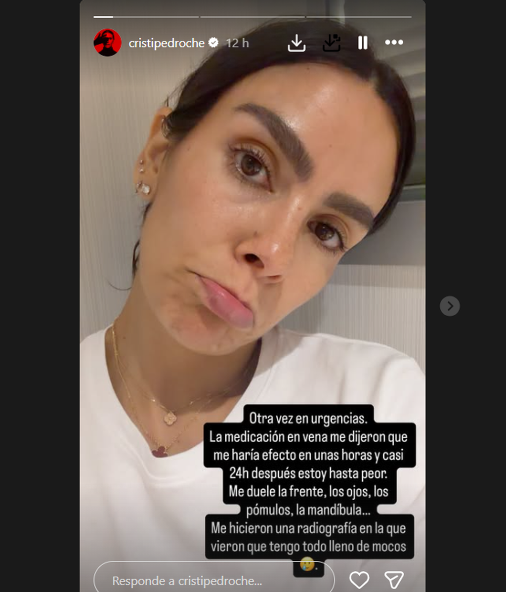 Cristina Pedroche vuelve a Urgencias