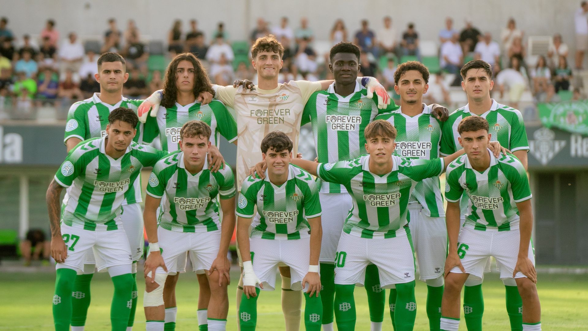 El once del Betis Deportivo en uno de los partidos El once del Betis Deportivo en uno de los partidos