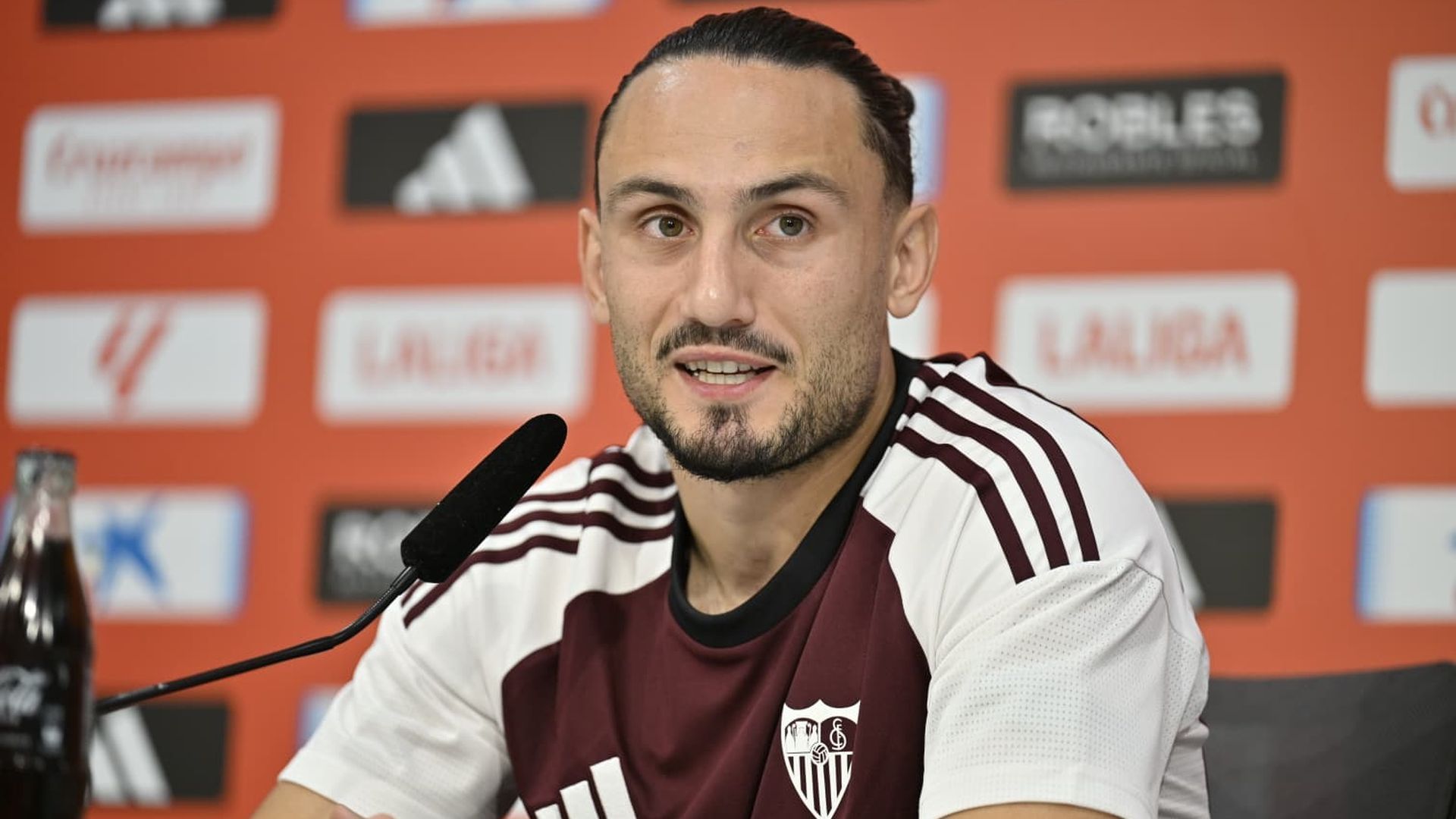 Giorgi Kochorashvili, en rueda de prensa
