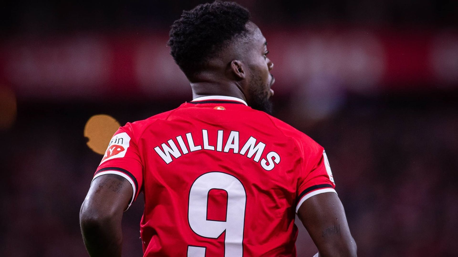 Iñaki Williams con la casaca del Athletic Club Iñaki Williams con la casaca del Athletic Club
