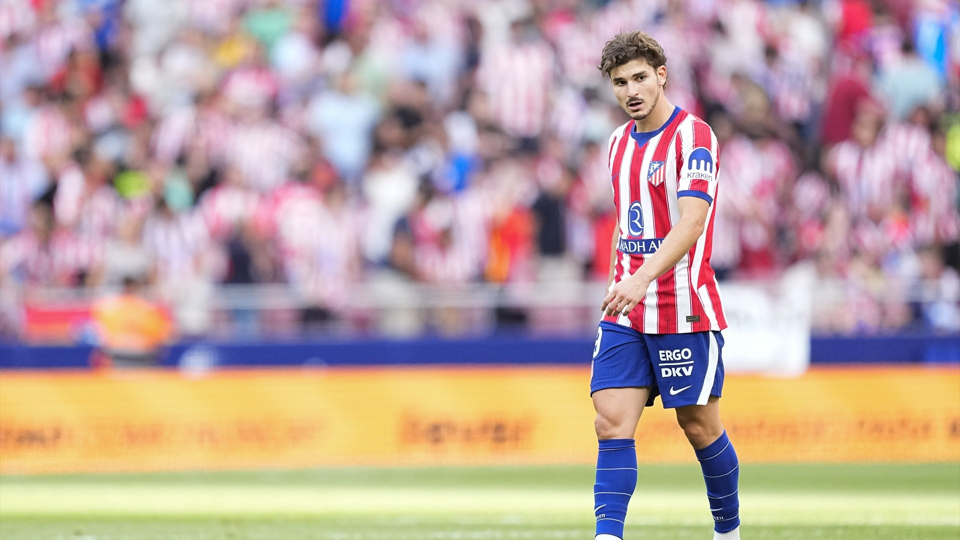 Julián Álvarez, en un partido del Atlético de Madrid Julián Álvarez, en un partido del Atlético de Madrid