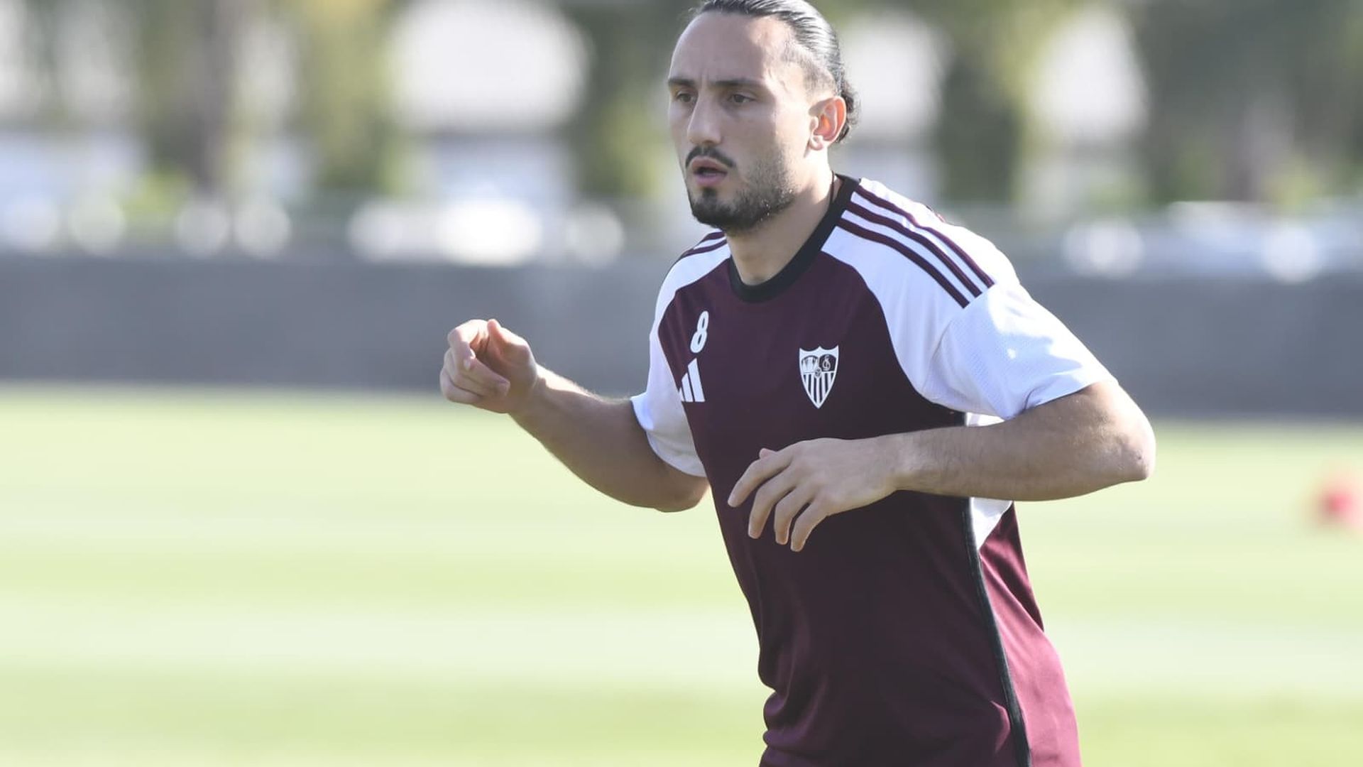 Kochorasvili, en el entrenamiento de este miércoles