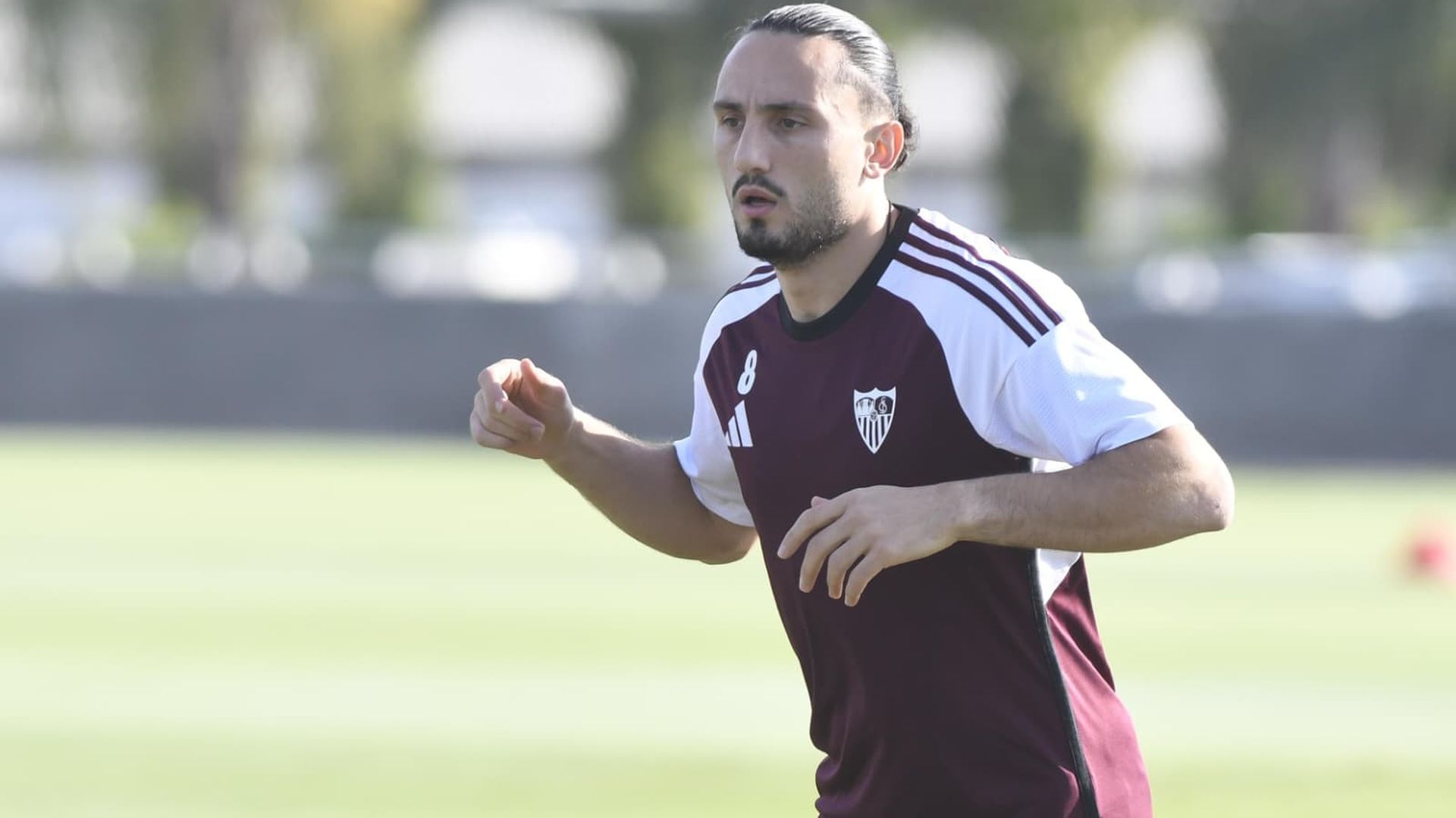Kochorasvili, en el entrenamiento de este miércoles