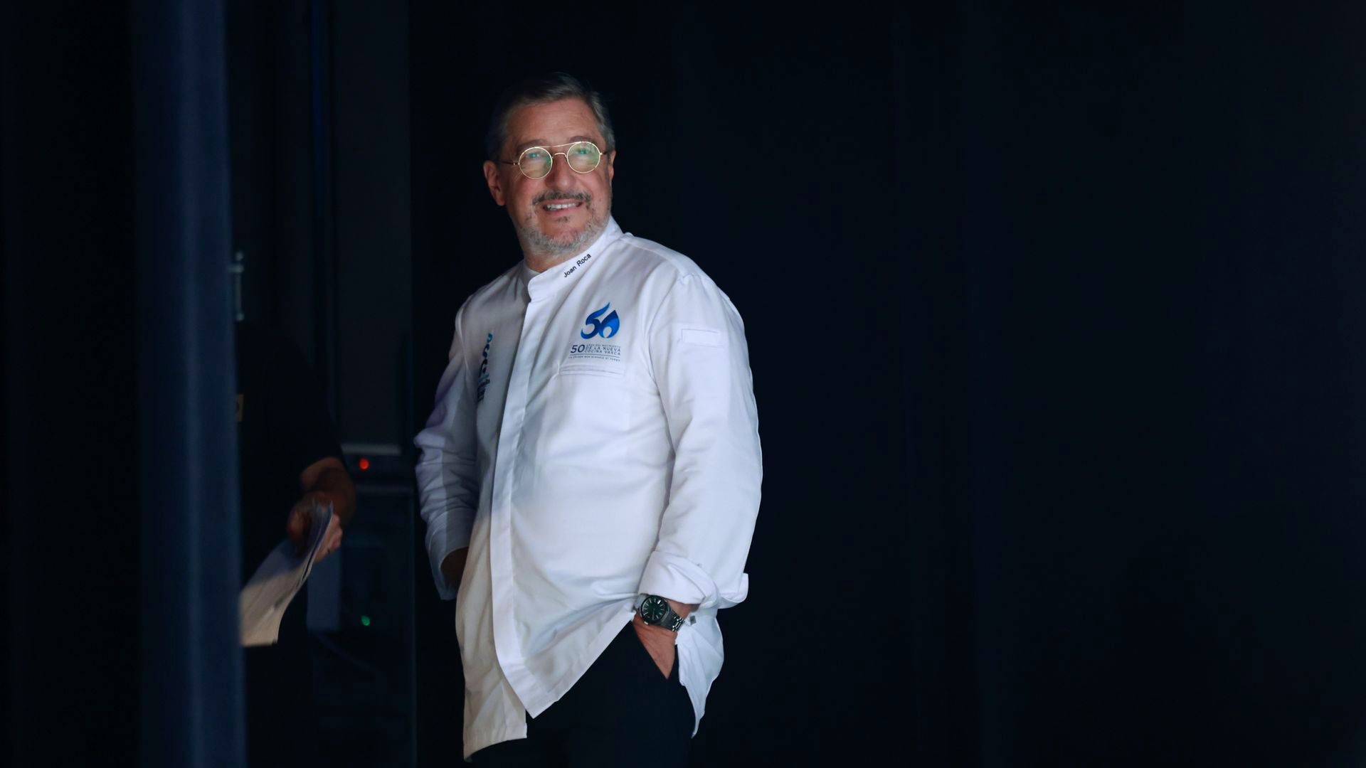 El chef Joan Roca participa en San Sebastián Gastronomika, el decano de los grandes congresos gastronómicos, que rinde homenaje este lunes a los 50 años de la 'nueva cocina vasca'