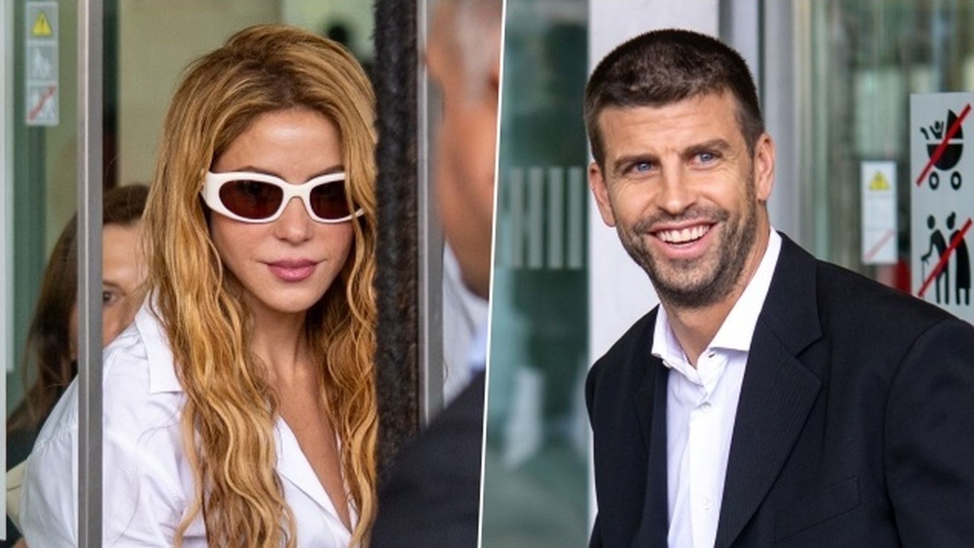 Shakira y Piqué a la salida de los juzgados de Barcelona Shakira y Piqué a la salida de los juzgados de Barcelona