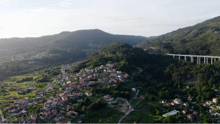 Vista panorámica de Moaña