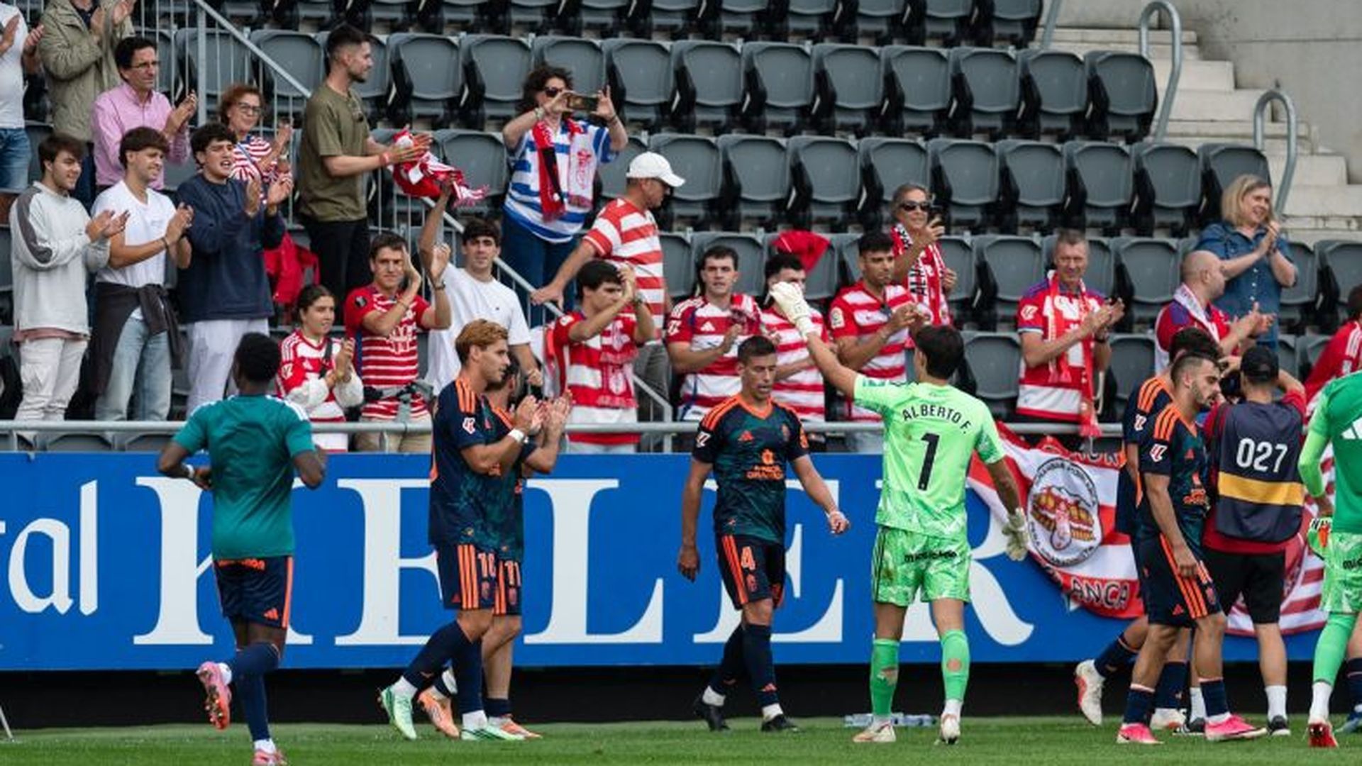 Alberto Flores, en su debut con el Granada