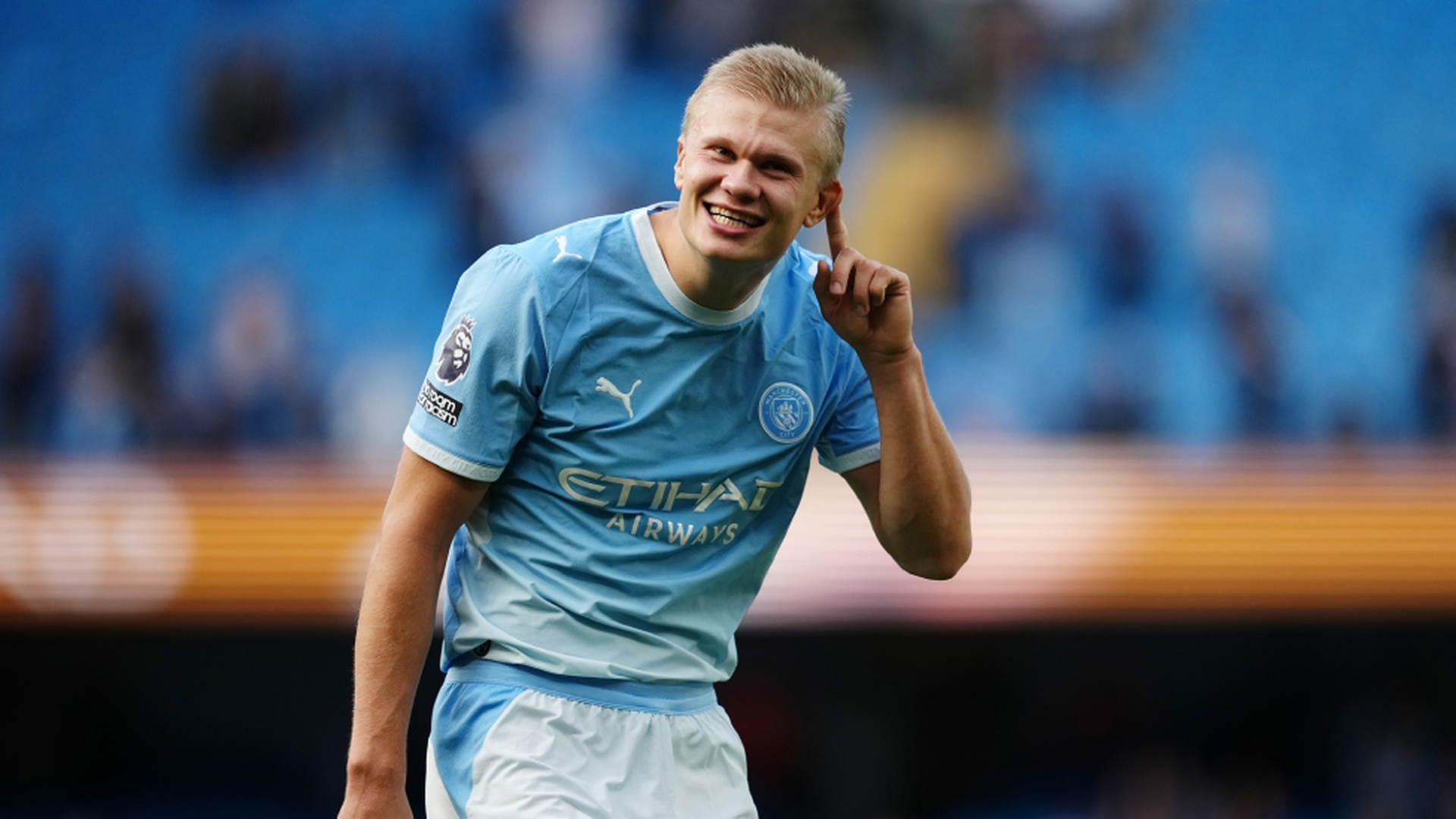 Erling Haaland celebra un gol con el Manchester City Erling Haaland celebra un gol con el Manchester City
