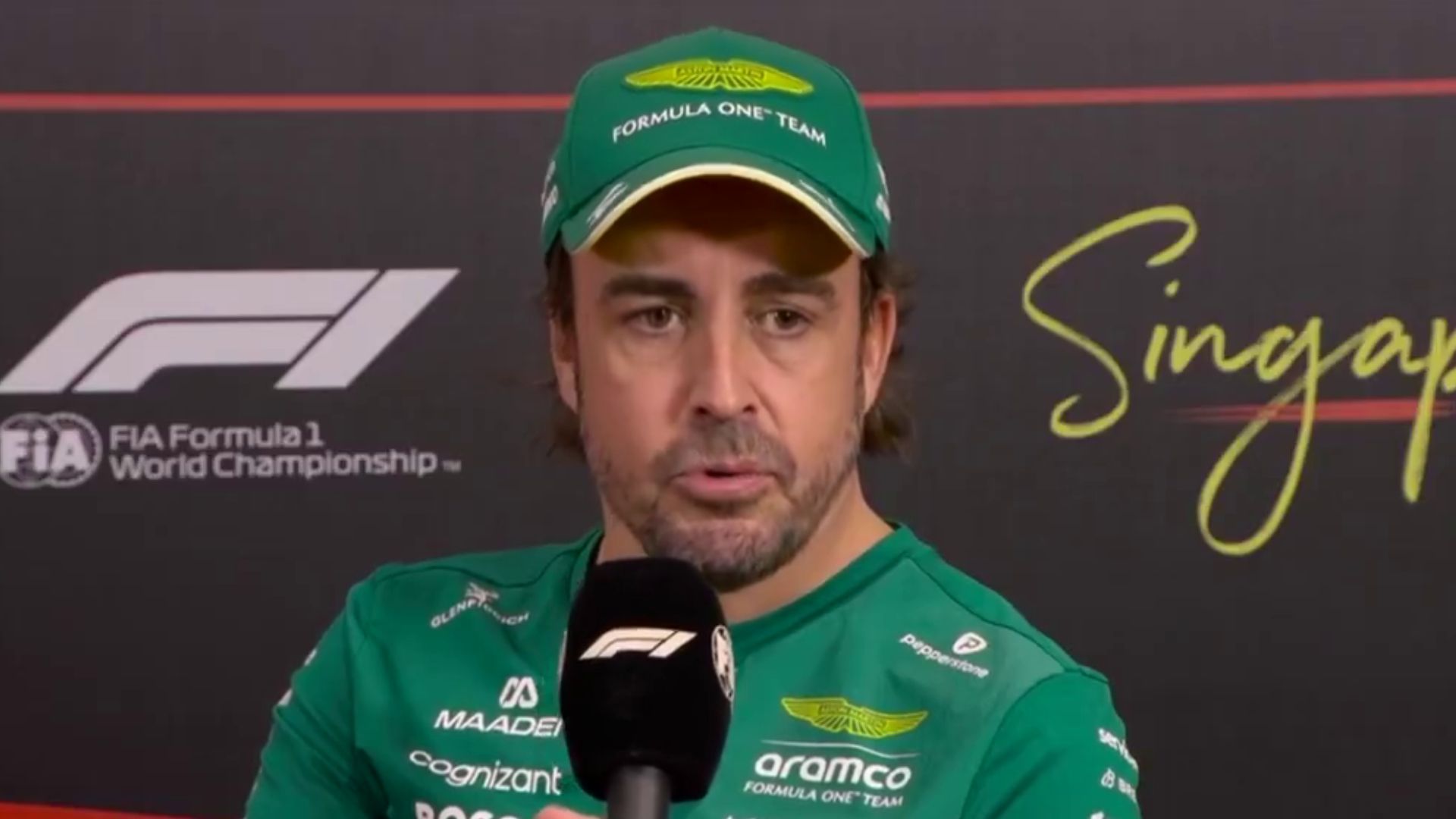 Fernando Alonso, en rueda de prensa Fernando Alonso, en rueda de prensa