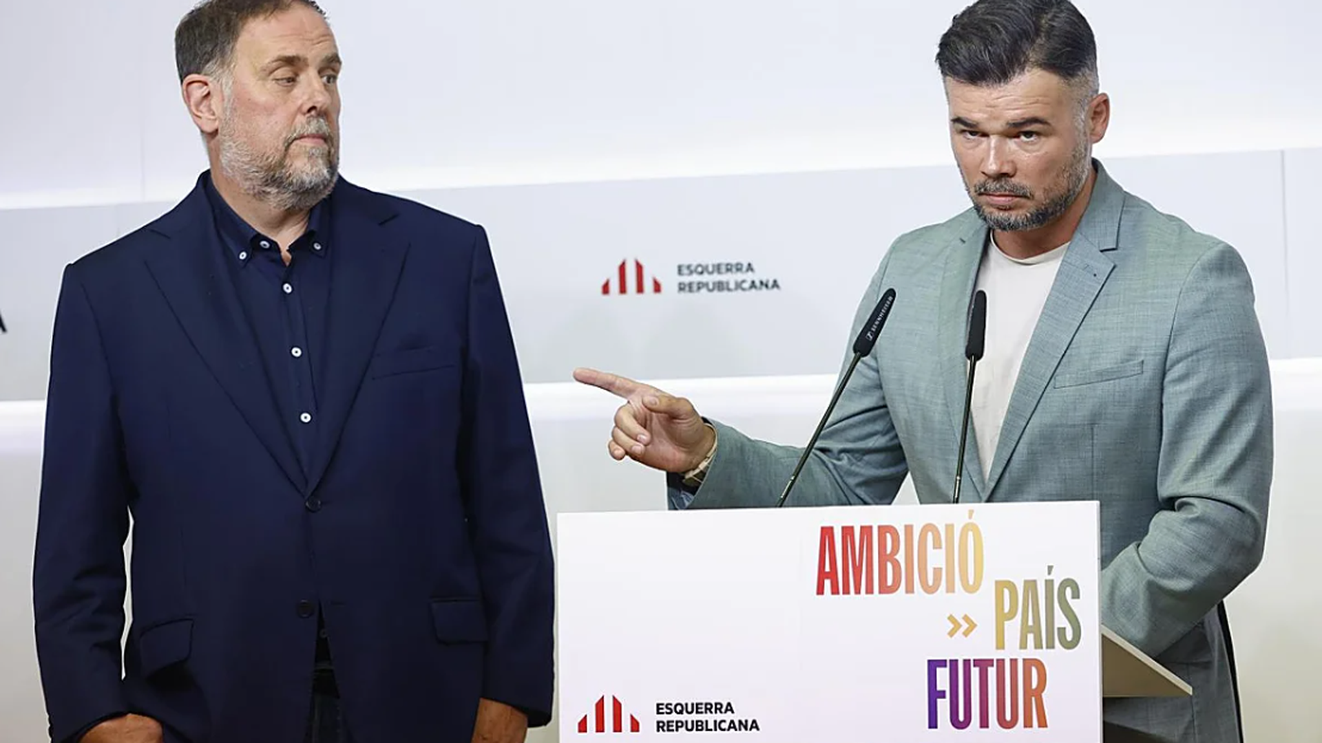 Junqueras presiona a Rufián aireando un candidato alternativo para el 29N Junqueras presiona a Rufián aireando un candidato alternativo para el 29N