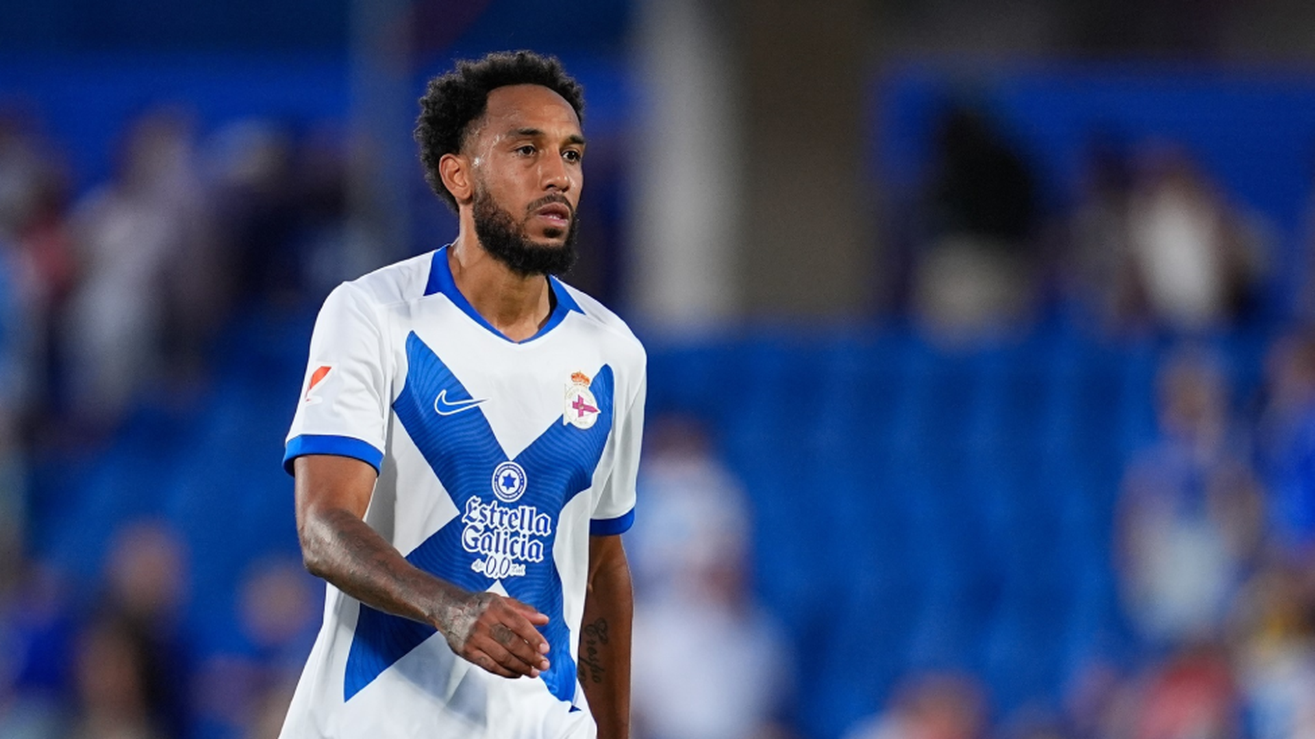 Pierre-Emerick Aubameyang, en un partido del Deportivo Pierre-Emerick Aubameyang, en un partido del Deportivo