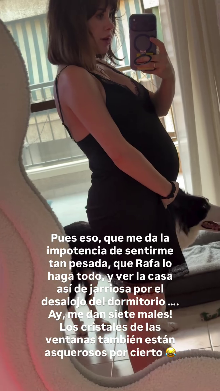 Rafa Moya se siencera sobre cómo se siente en la recta final de su embarazo