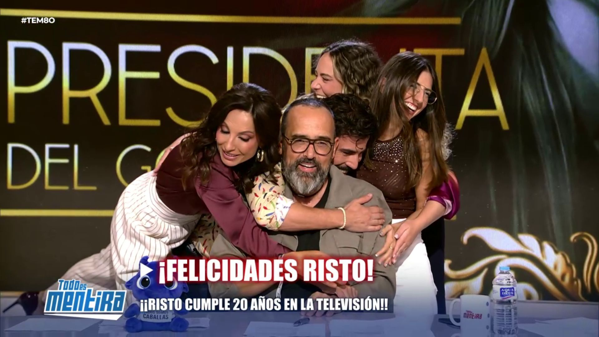 Risto Mejide celebra su vigésimo aniversario en la televisión en ‘TEM’