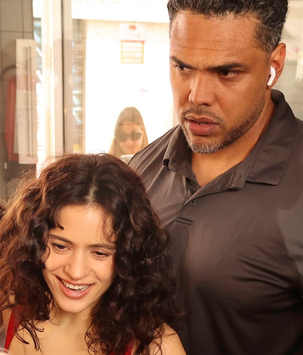 Rosalía y su guardaespaldas, en una imagen de archivo