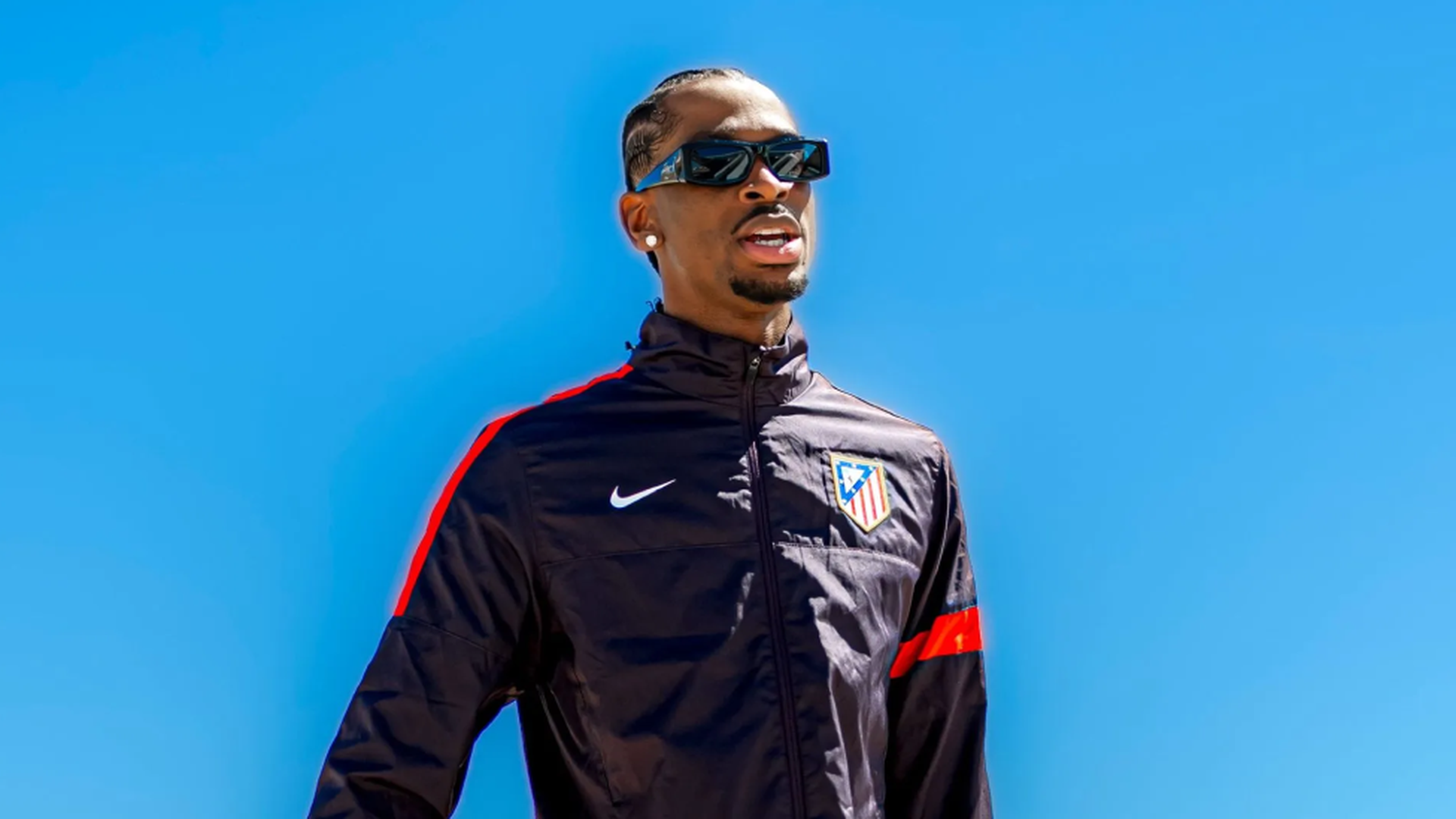 Shai Gilgeous-Alexander, con un chándal antiguo del Atlético de Madrid Shai Gilgeous-Alexander, con un chándal antiguo del Atlético de Madrid