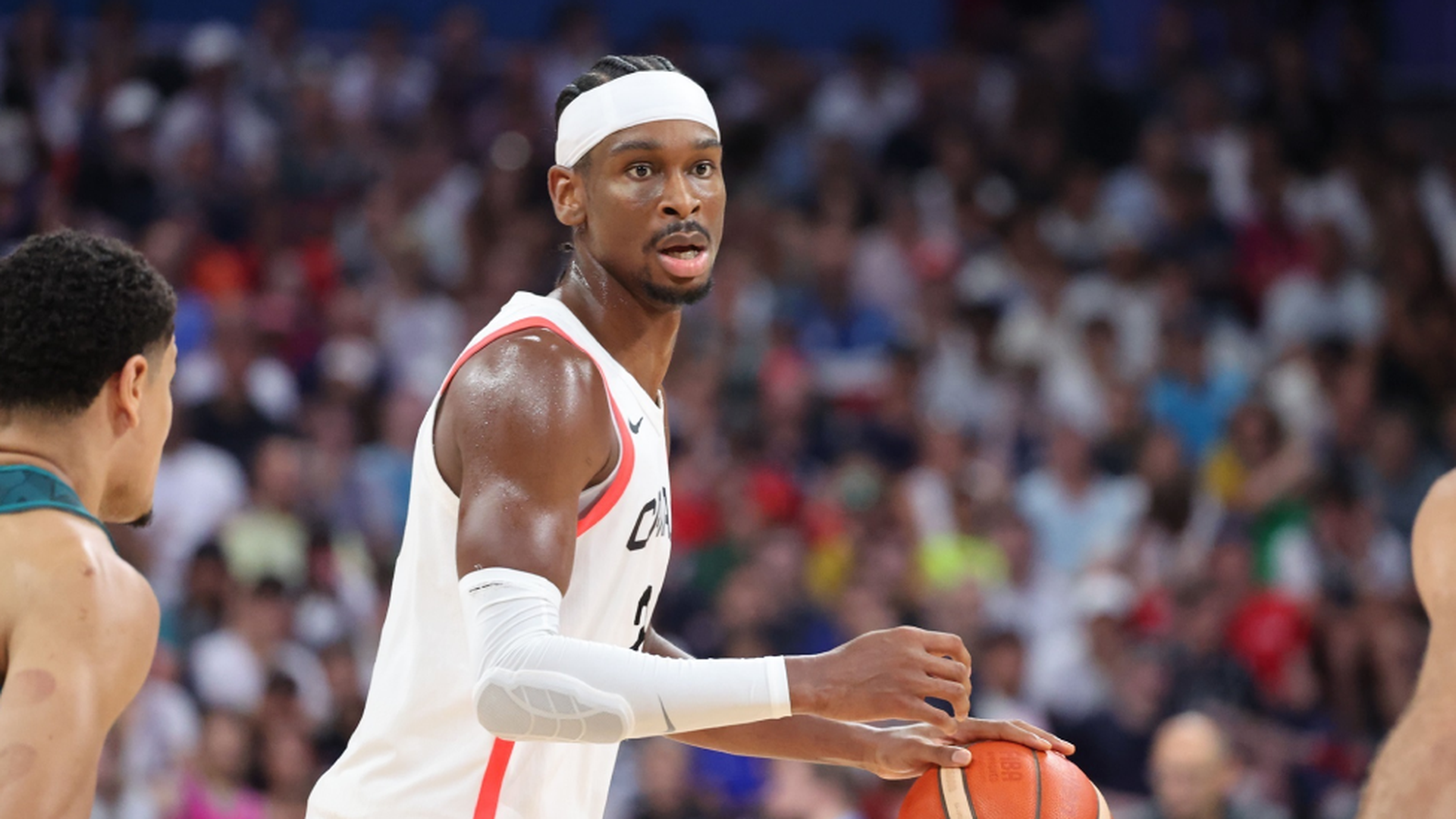 Shai Gilgeous-Alexander, en un partido con Oklahoma City Thunder