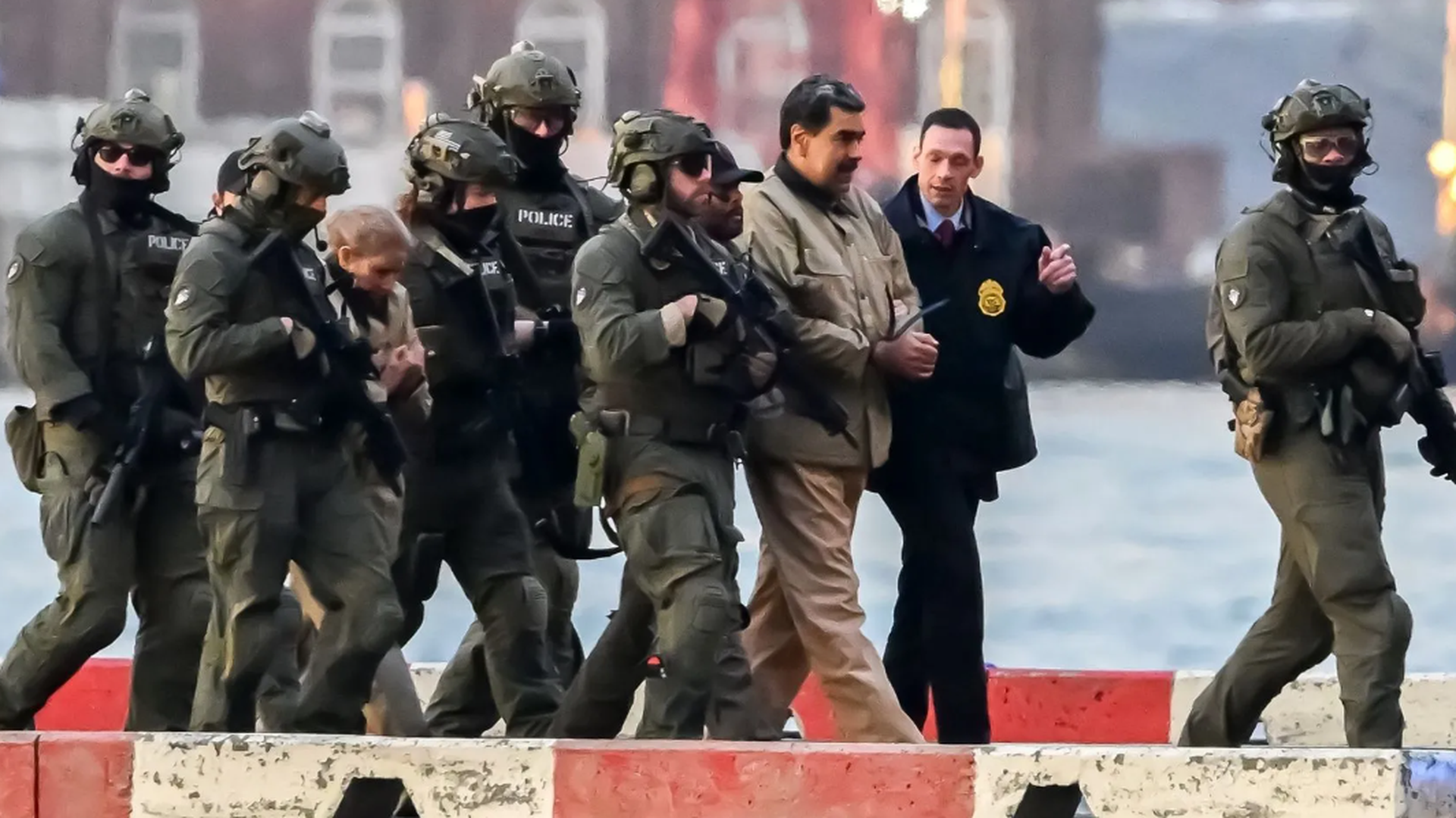 Una imagen de la detención de Nicolás Maduro Una imagen de la detención de Nicolás Maduro
