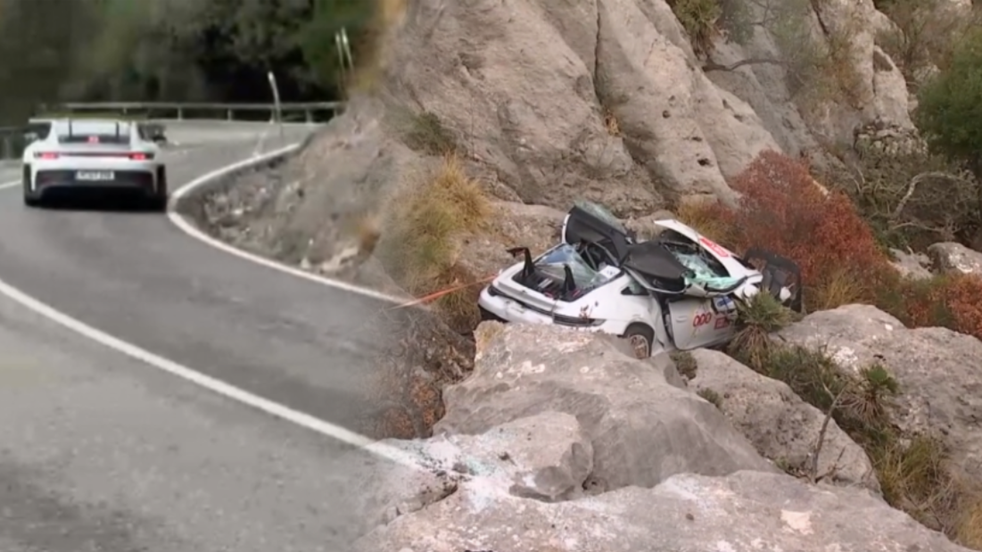 El accidente mortal del rally en Mallorca: un empresario alemán se precipitó por un barranco mientras probaban el recorrido