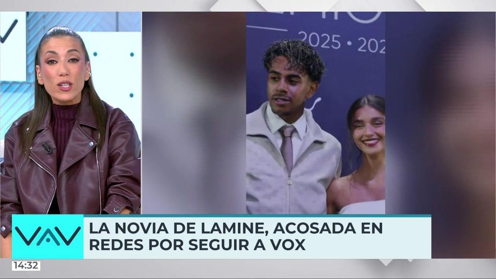 Inés García, novia de Lamine Yamal, deja de seguir a VOX tras sufrir mensajes de acoso en redes sociales