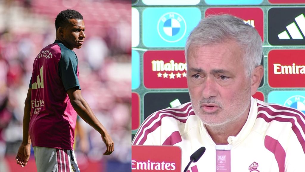 Casi 11 minutos de Mourinho hablando solo de Kylian Mbappé imperdibles para cualquier madridista