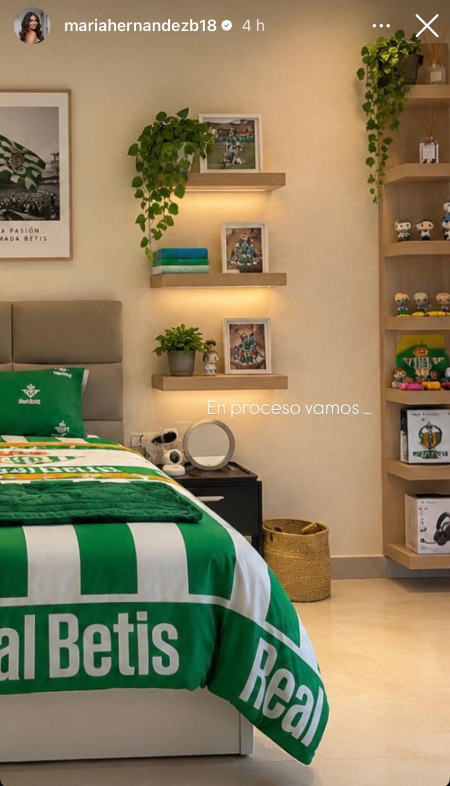 La nueva habitación del Betis del hijo de Rubén Castro