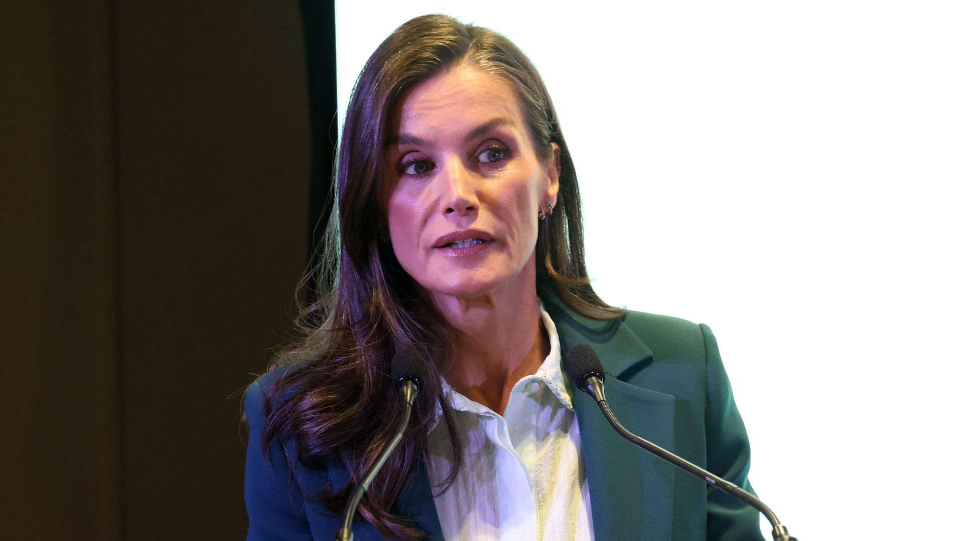 La reina Letizia durante el acto institucional del Día Mundial de la Salud Mental 2026 La reina Letizia durante el acto institucional del Día Mundial de la Salud Mental 2026