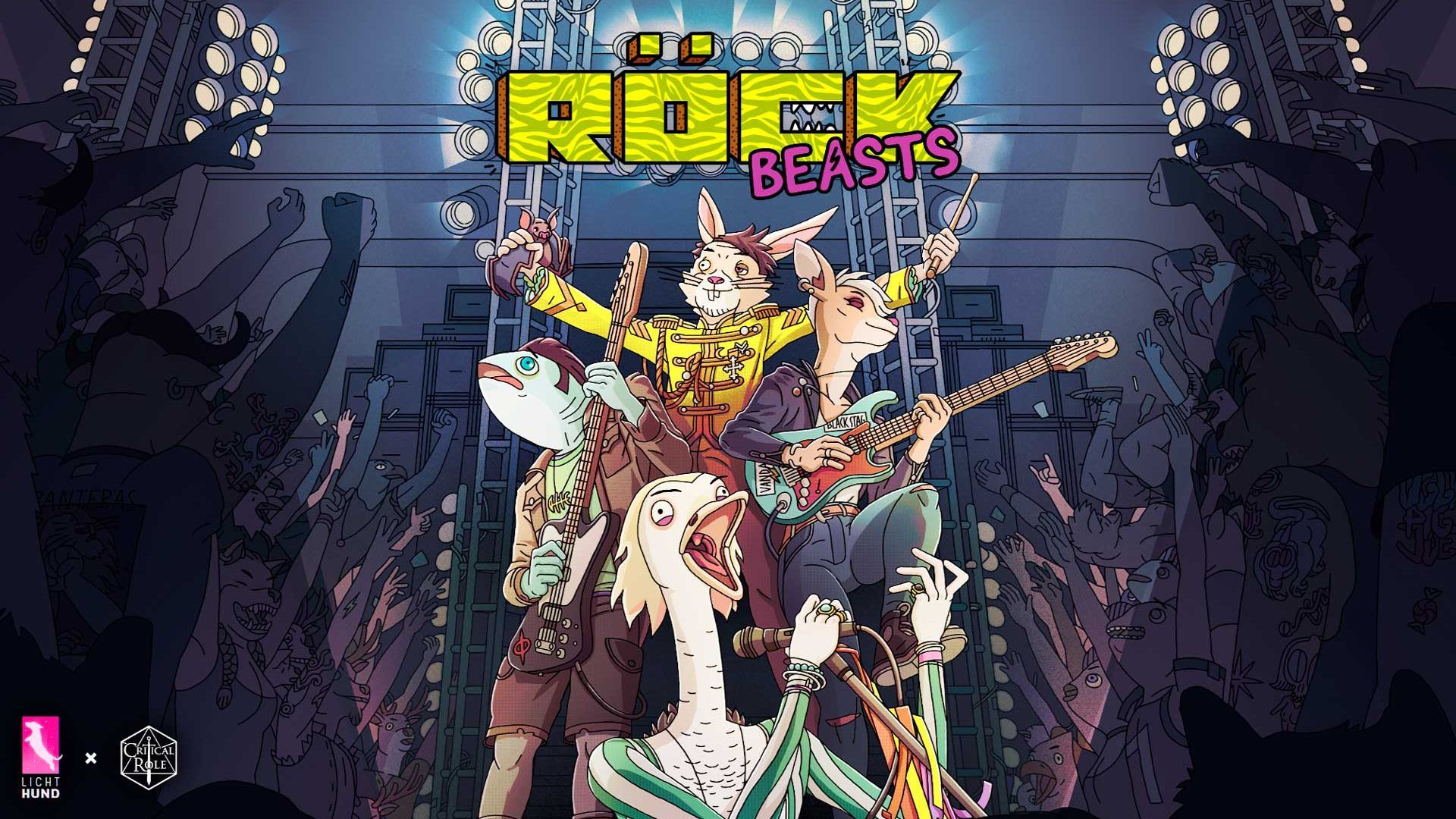 Los componentes de la banda que protagoniza ROCKBEASTS Los componentes de la banda que protagoniza ROCKBEASTS