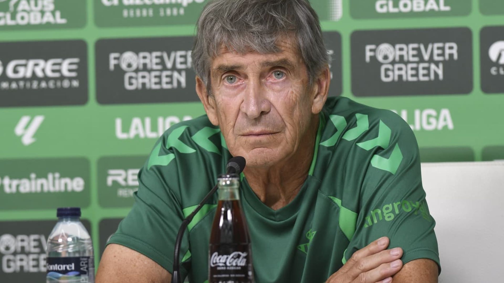 Manuel Pellegrini, en la rueda de prensa previa al Betis - Osasuna