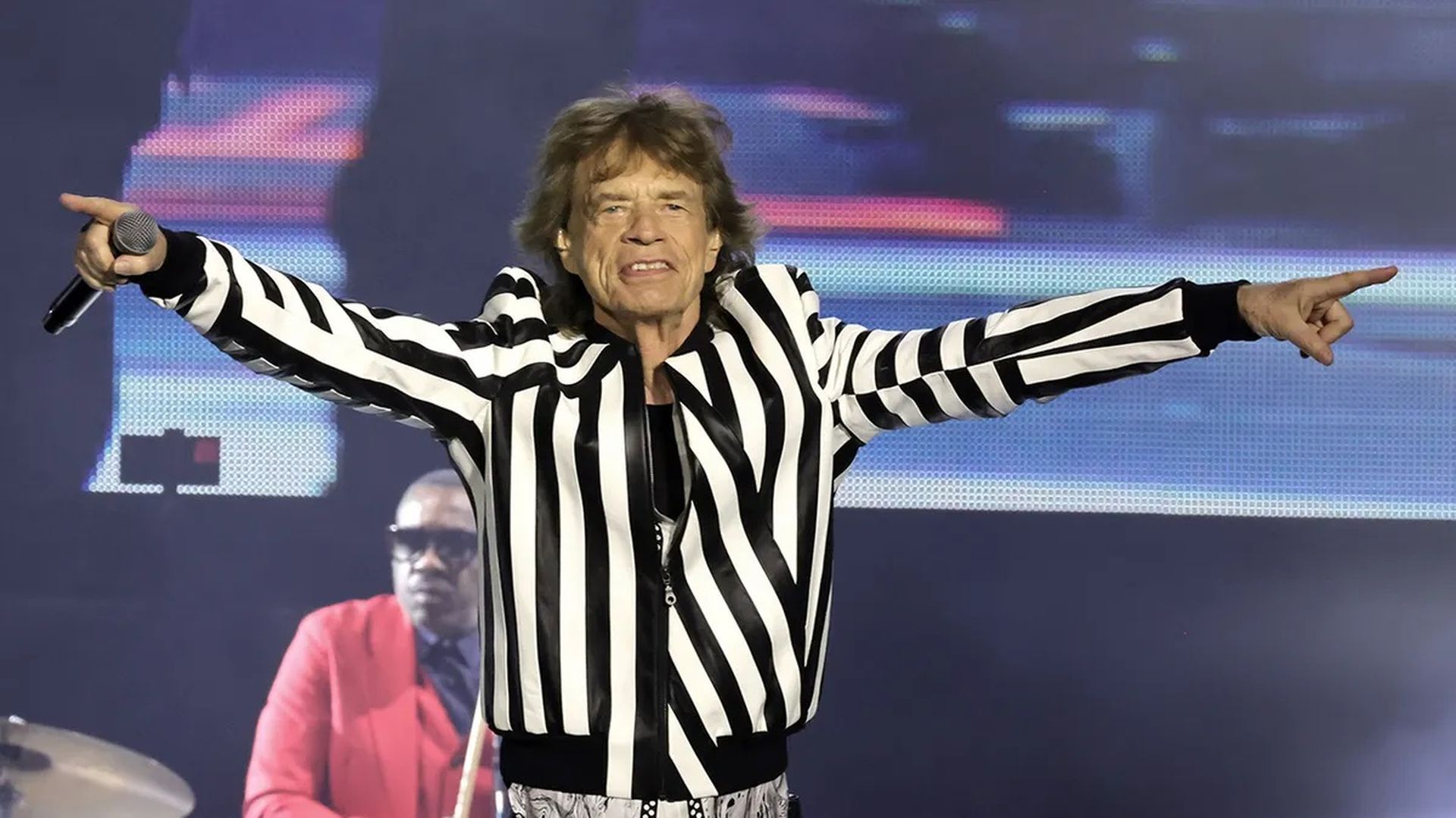 Mick Jagger, sobre el escenario en un concierto reciente Mick Jagger, sobre el escenario en un concierto reciente