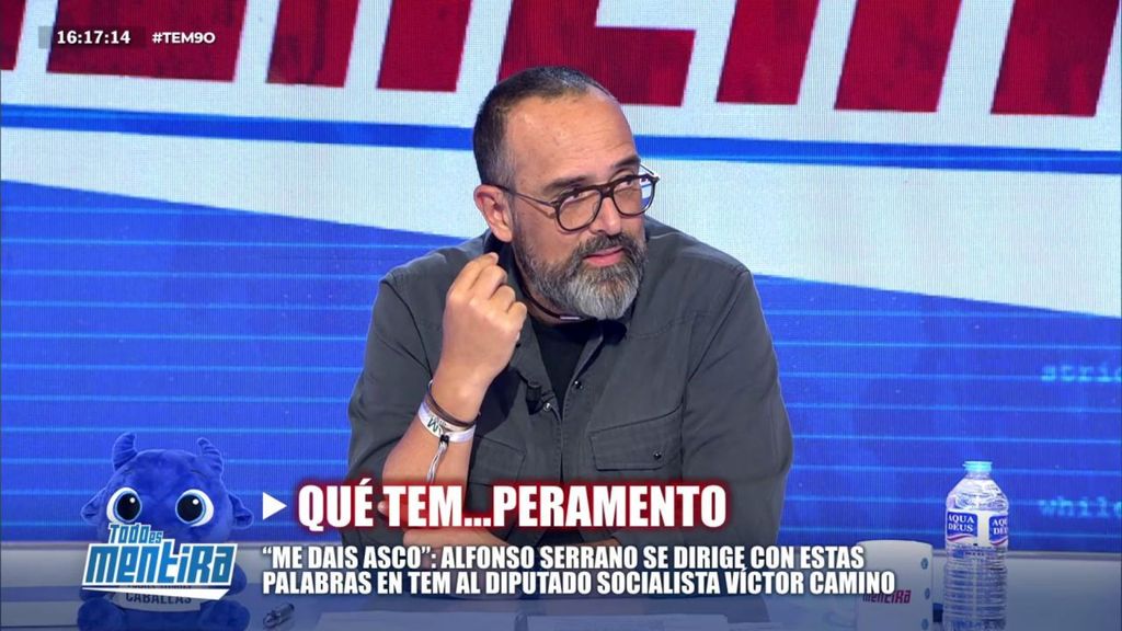 La reflexión de Risto Mejide a raíz del tenso momento vivido entre Alfonso Serrano y Víctor Camino: "¿Qué tipo de campaña nos espera?"