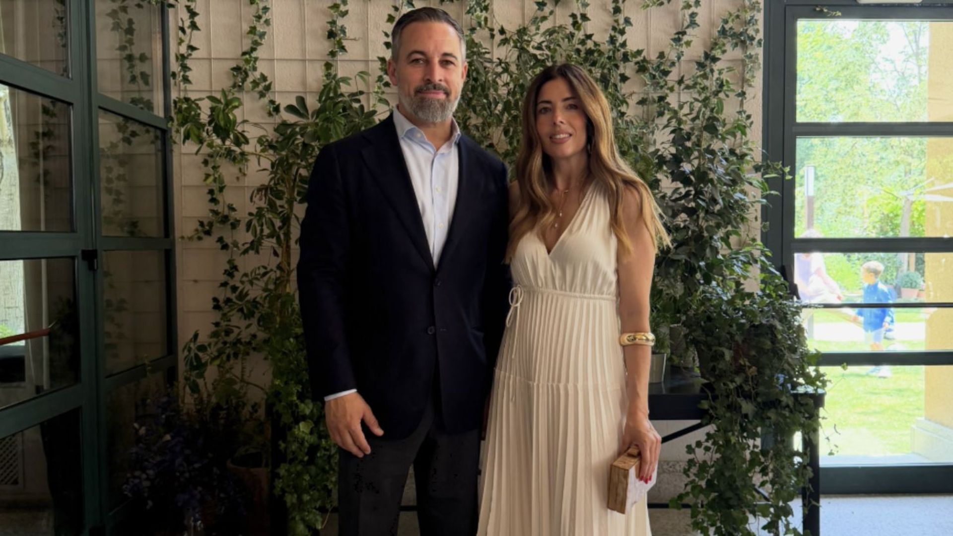Santiago Abascal y Lidia Bedman Santiago Abascal y Lidia Bedman