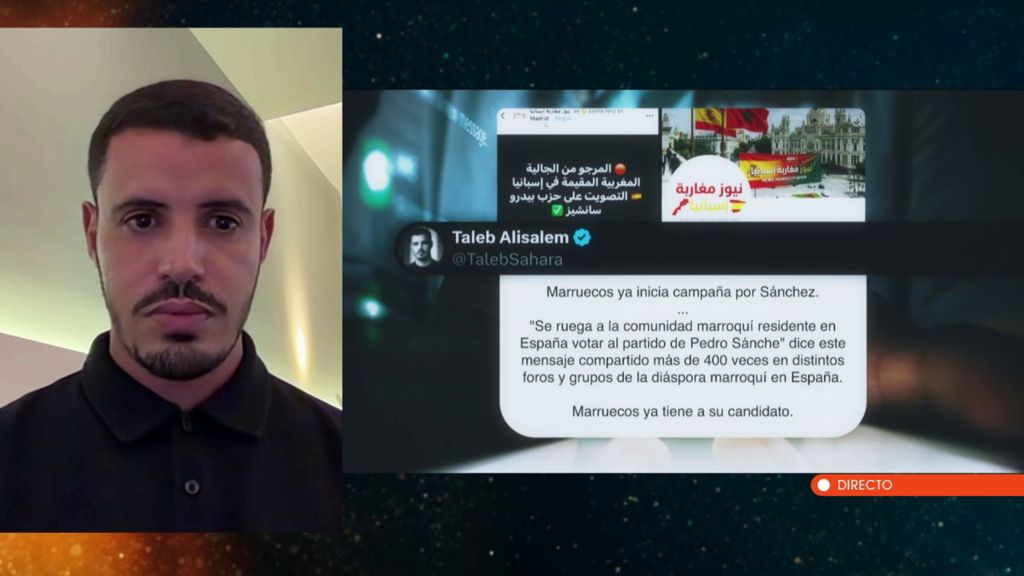 Taleb Alisalem alerta de una campaña para movilizar el voto marroquí hacia Pedro Sánchez: "Es una injerencia clara"