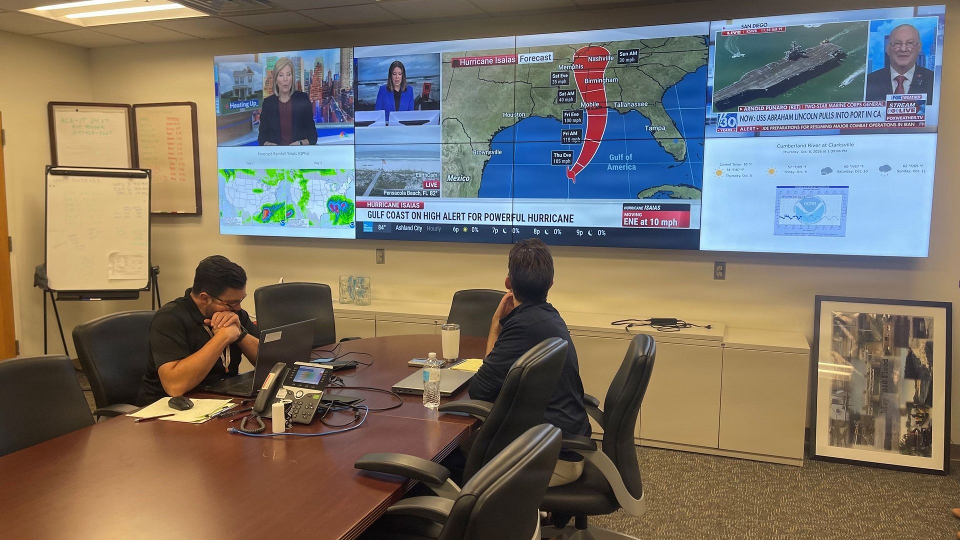 Alerta por el huracán Isaias: toca tierra en Florida con vientos de 145 km/h Alerta por el huracán Isaias: toca tierra en Florida con vientos de 145 km/h